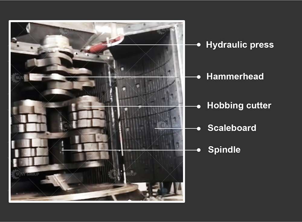 Vertical Hammer Crusher structure