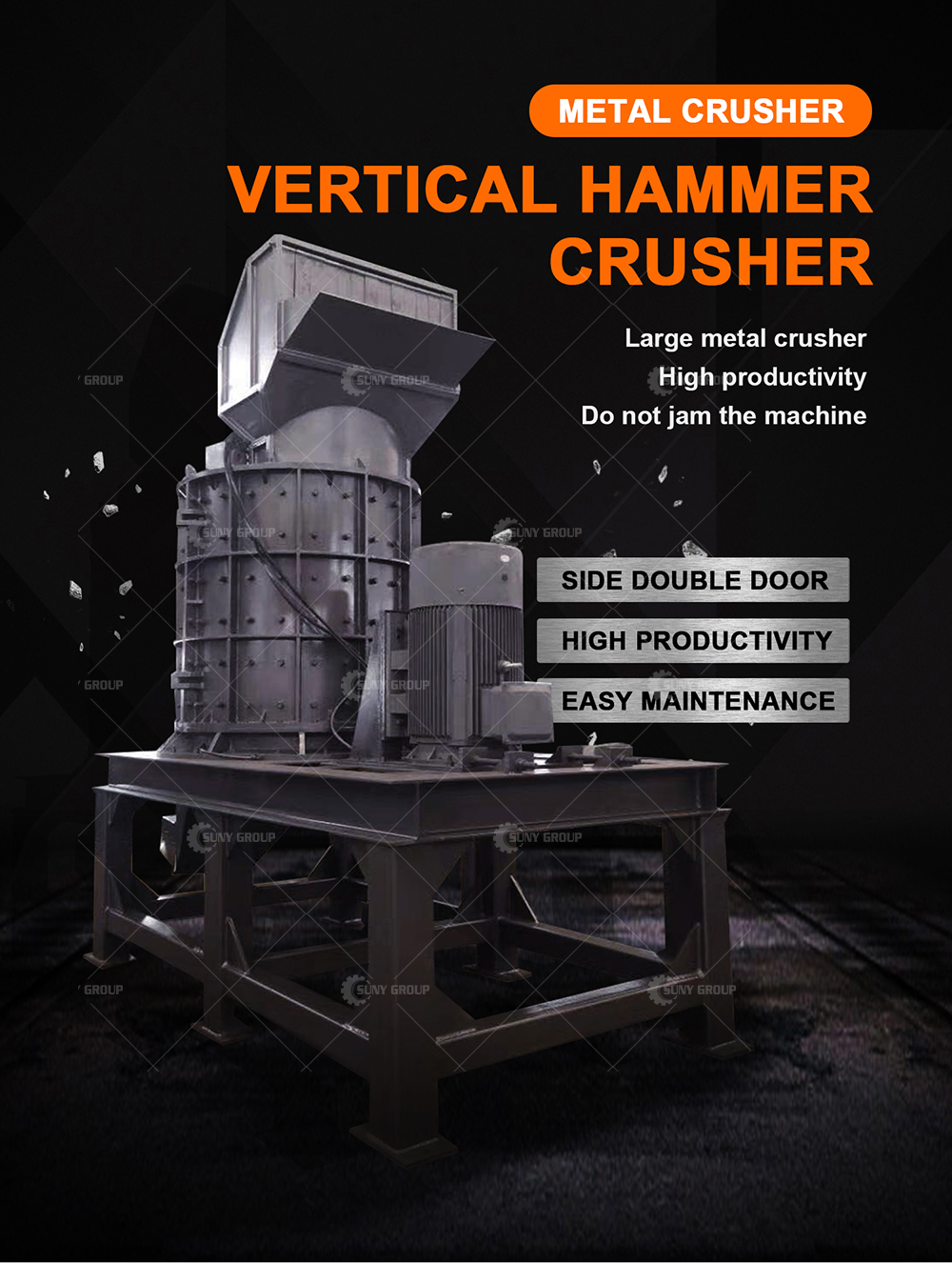 Vertical Hammer Crusher Detail