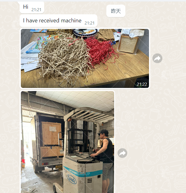 Vietnamese Customer Crinkle Paper Shredder Case Site