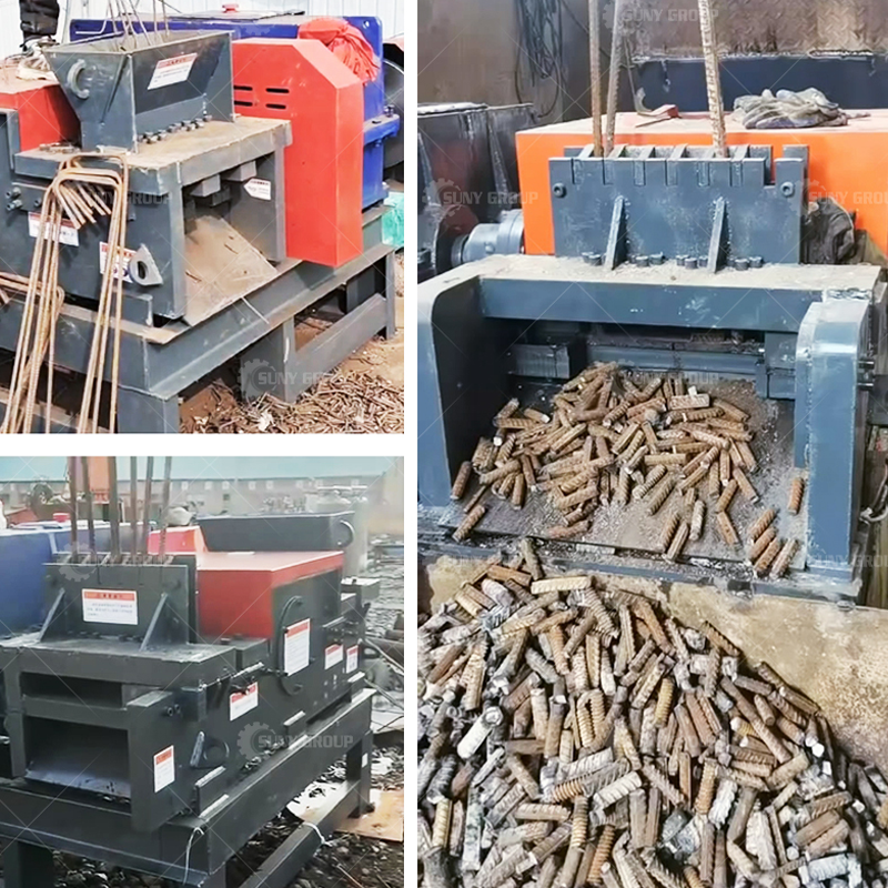Steel Bar cutting shredder